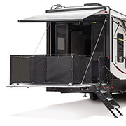 2019 KZ RV Venom V4012TK Fifth Wheel Toy Hauler Exterior Patio