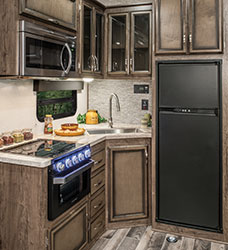 2019 KZ RV Venom V-Series V3517DK Fifth Wheel Toy Hauler Kitchen