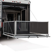 2019 KZ RV Venom V-Series V3411TK Fifth Wheel Toy Hauler Exterior Patio