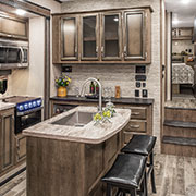 2019 KZ RV Venom V-Series V3411TK Fifth Wheel Toy Hauler Kitchen