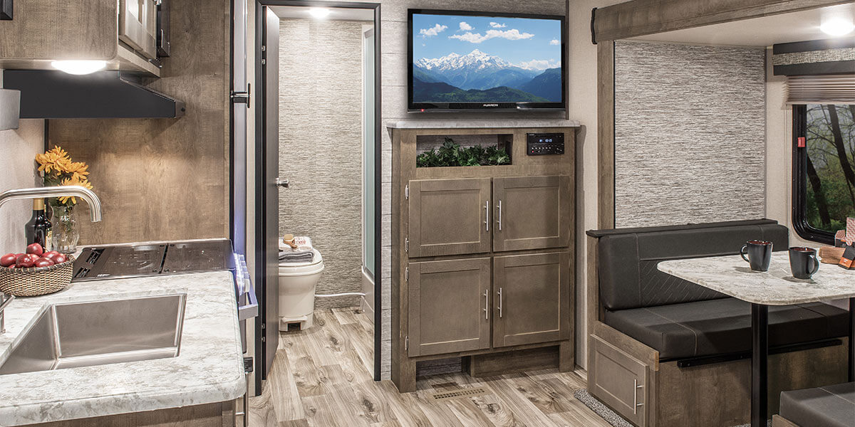 2019 KZ RV Connect SE C231RBKSE Travel Trailer Entertainment Center