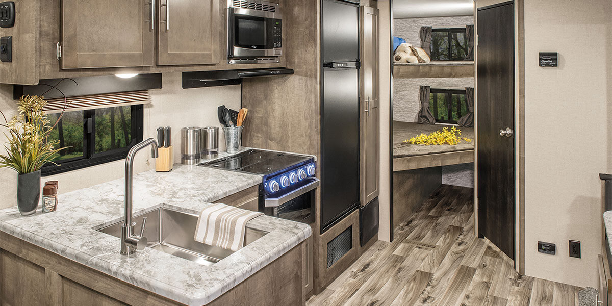 2019 KZ RV Connect SE C261BHKSE Travel Trailer Kitchen