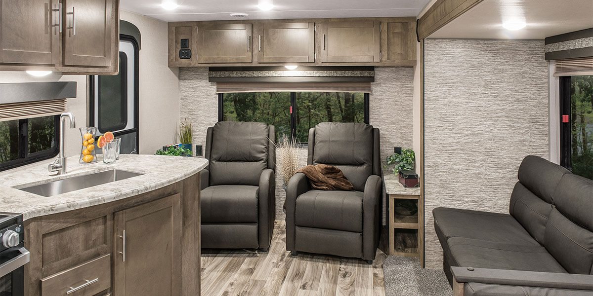 2019 KZ RV Connect SE C271RLSE Travel Trailer Recliners