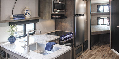 2019 KZ RV Connect SE C231BHKSE Travel Trailer Kitchen