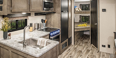 2019 KZ RV Connect SE C261BHKSE Travel Trailer Kitchen