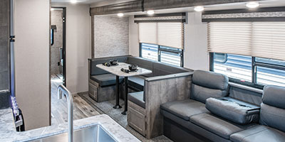 2019 KZ RV Connect SE C312BHKSE Travel Trailer Dinette in Kona Decor