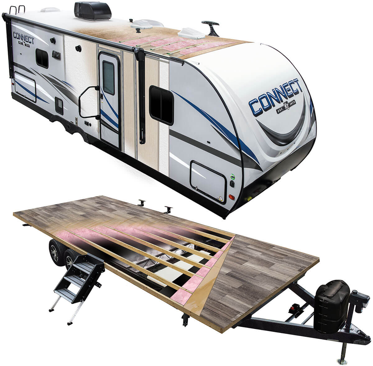 2019 KZ RV Connect Travel Trailer Construction