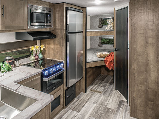 2020 KZ RV Connect SE C241BHKSE Travel Trailer Kitchen