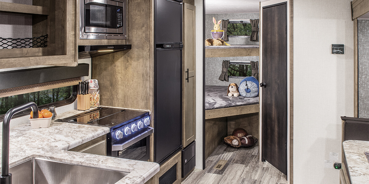 2020 KZ RV Connect SE C231BHKSE Travel Trailer Kitchen