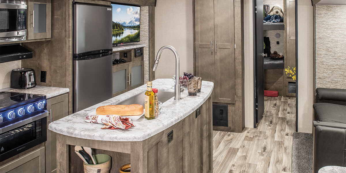 2019 KZ RV Connect C332BHK Travel Trailer Kitchen