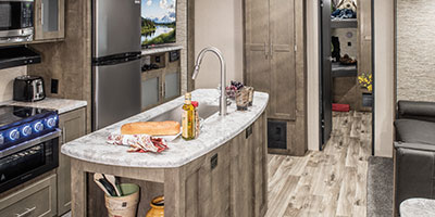 2019 KZ RV Connect C332BHK Travel Trailer Kitchen