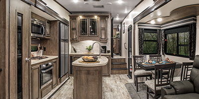 2019 KZ RV Durango D333RLT Fifth Wheel Kitchen