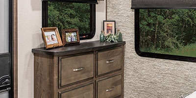 2019 KZ RV Durango D342FLQ Fifth Wheel Bedroom Dresser