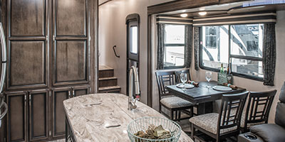 2019 KZ RV Durango D343MBQ Fifth Wheel Dinette