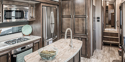 2019 KZ RV Durango D343MBQ Fifth Wheel Kitchen