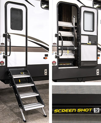 2020 KZ RV Durango D333RLT Fifth Wheel Exterior Steps