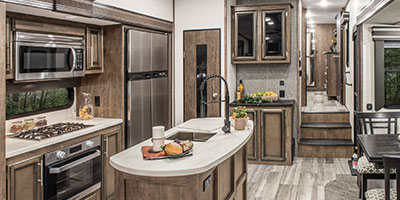 2020 KZ RV Durango D301RLT Fifth Wheel Kitchen