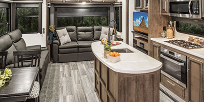 2020 KZ RV Durango D301RLT Fifth Wheel Living Room