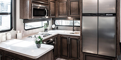 2020 KZ RV Durango D321RKT Fifth Wheel Kitchen