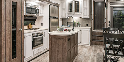 2020 KZ RV Durango D333RLT Fifth Wheel Kitchen