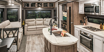 2020 KZ RV Durango D333RLT Fifth Wheel Living Room