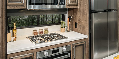 2020 KZ RV Durango D348BHF Fifth Wheel Kitchen