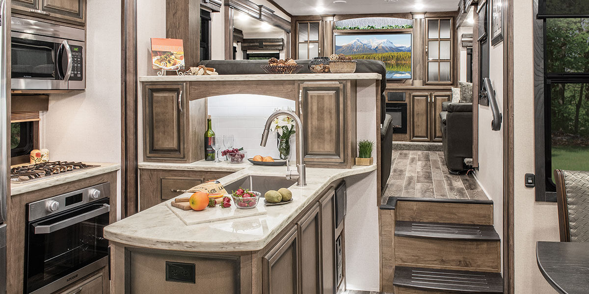 2019 KZ RV Durango Gold G385FLF Fifth Wheel Kitchen