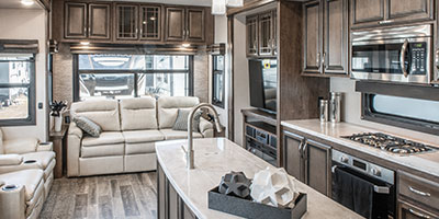 2019 KZ RV Durango Gold G356RLT Fifth Wheel Living Room