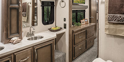 2019 KZ RV Durango Gold G366FBT Fifth Wheel Bathroom Sink