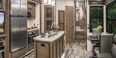 2019 KZ RV Durango Gold G366FBT Fifth Wheel Kitchen