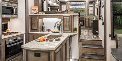 2019 KZ RV Durango Gold G385FLF Fifth Wheel Kitchen