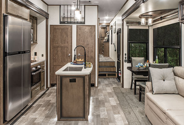 2020 KZ RV Durango Gold G382MBQ Fifth Wheel Kitchen