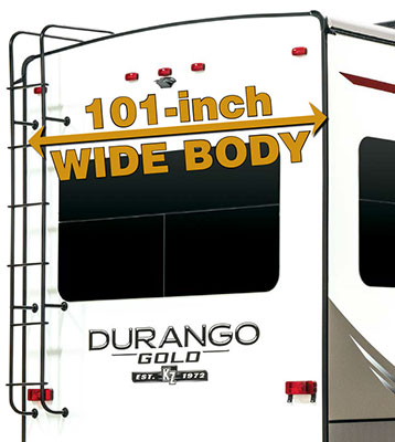 KZ RV Durango Gold Full-Time Luxury Fifth Wheel 101-Inch Wide Body