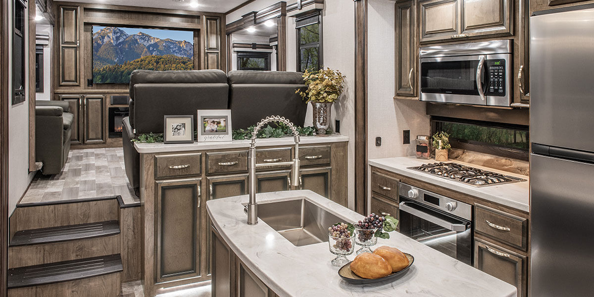 2020 KZ RV Durango G381REF Fifth Wheel Kitchen