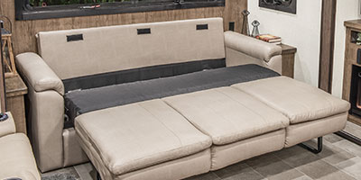 2020 KZ RV Durango Gold G383RLT Fifth Wheel Sofa Down