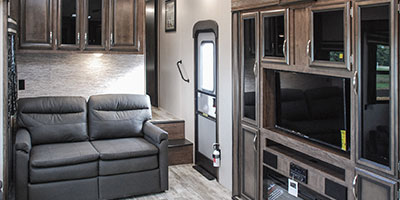 2019 KZ RV Durango Half-Ton D256RKT Fifth Wheel Sofa