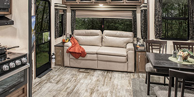 2019 KZ RV Durango Half-Ton D259RLS Fifth Wheel Living Room