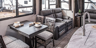 2019 KZ RV Durango Half-Ton D283RLT Fifth Wheel Dinette