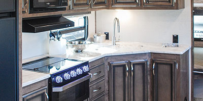 2019 KZ RV Durango Half-Ton D286BHD Fifth Wheel Kitchen