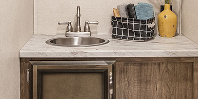 2019 KZ RV Durango Half-Ton D291BHT Fifth Wheel Bathroom Sink