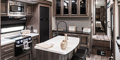 2020 KZ RV Durango Half-Ton D263RLT Fifth Wheel Kitchen