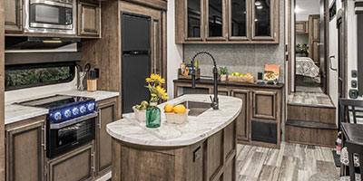 2020 KZ RV Durango Half-Ton D283RLT Fifth Wheel Kitchen