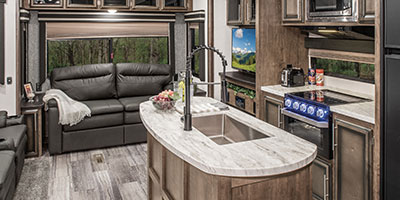 2020 KZ RV Durango Half-Ton D294MBQ Fifth Wheel Living Room