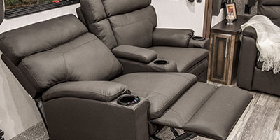 2020 KZ RV Durango Half-Ton D294MBQ Fifth Wheel Theater Seating Right Reclined