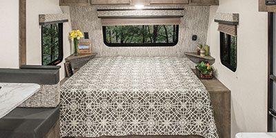 2019 KZ RV Escape E181RB Travel Trailer Bed