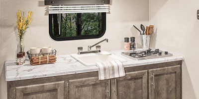 2019 KZ RV Escape E181RB Travel Trailer Kitchen