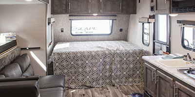 2019 KZ RV Escape E191SS Travel Trailer Bed