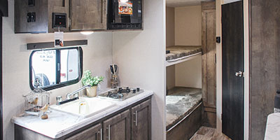 2019 KZ RV Escape E201BH Travel Trailer Kitchen