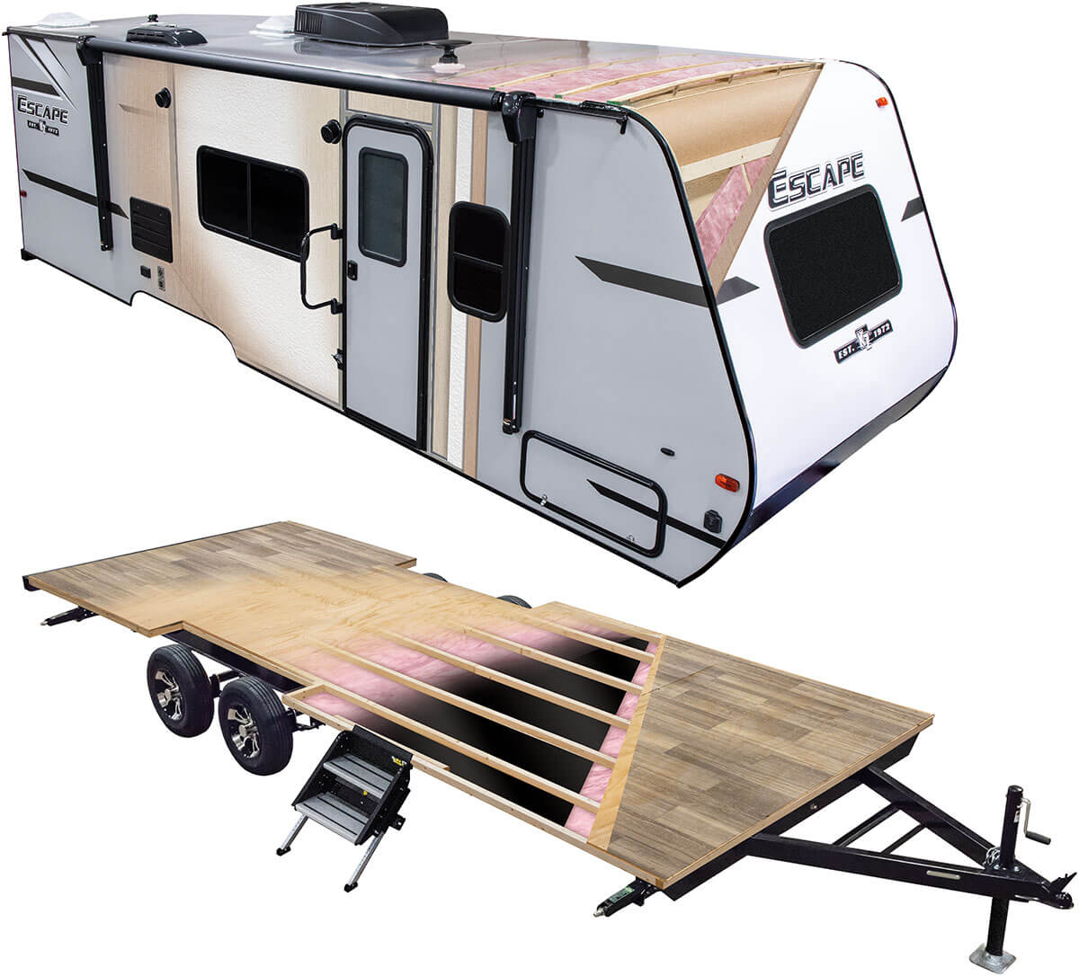 2019 KZ RV Escape Ultra Lightweight Travel Trailer Construction