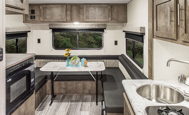 2020 KZ RV Escape E181RD Travel Trailer Dinette